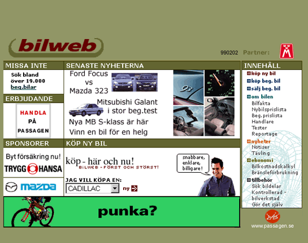 Bilweb 1999