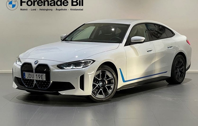 BMW i4 eDrive40 Charged Nav Drag HiFi P-Assist Serviceavtal 2022
