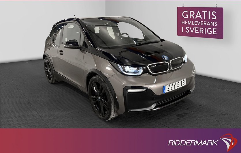 BMW i3 s 120 Ah Comfort Advanced Navi Värmepump Snabbladdning 2019