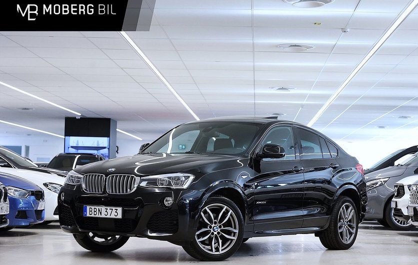 BMW X4 xDrive30d Innovation Edt HUD H K Taklucka Drag 2017