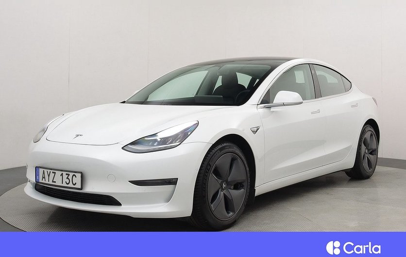Tesla Model 3 Long Range AWD Autopilot Pano Drag V-Hjul 2020