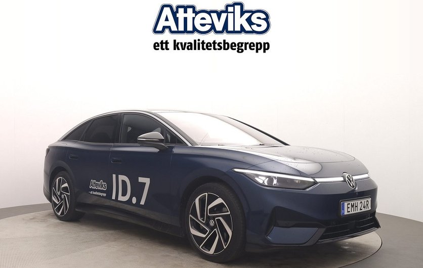 Volkswagen ID.7 Pro 77 kWh Interiör Exteriör Drag 2024