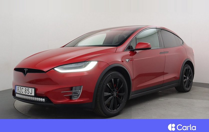 Tesla Model X Performance AWD 7-Sits FSD Pano Drag V-hjul 2021