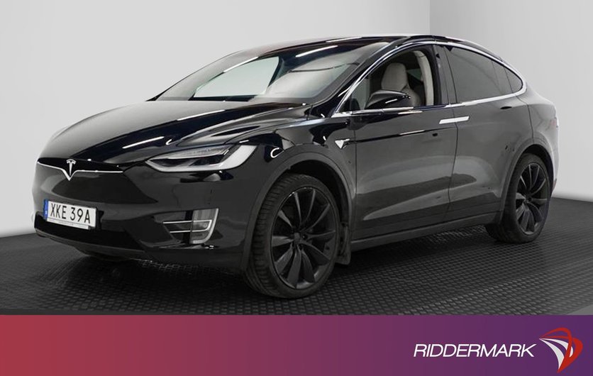 Tesla Model X Standard Range AWD Svensksåld Drag Luftfjädrin 2019