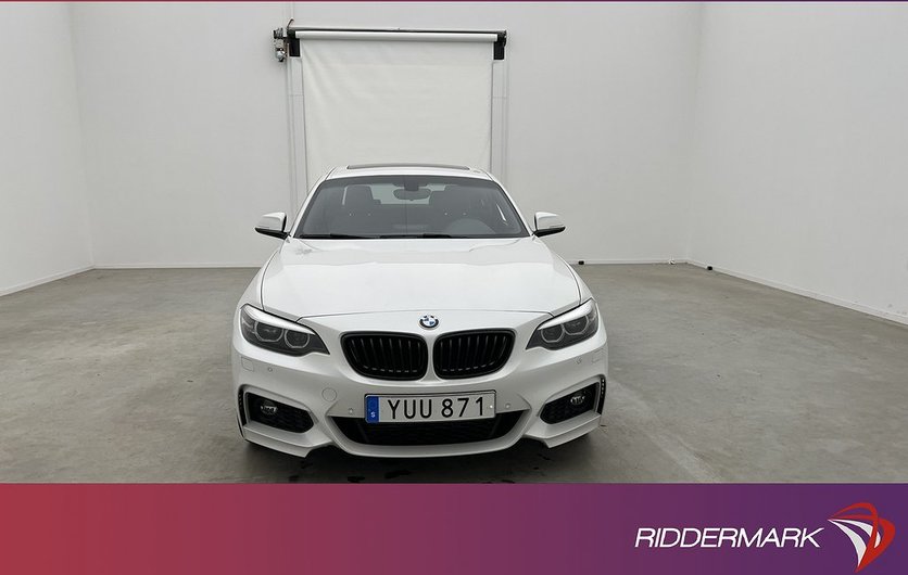 BMW 220 218 i Coupé M Sport Taklucka H K Sensorer Välserv 2018