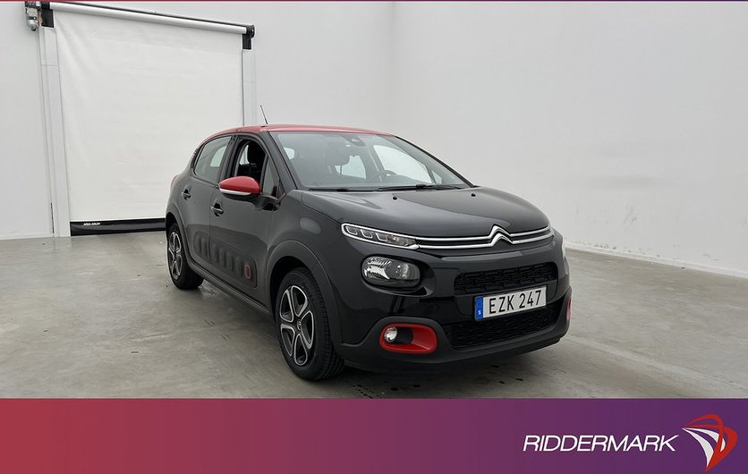 Citroen C3 Citroën 1.2 VTi Feel Sensorer Farthållare Välservad 2018