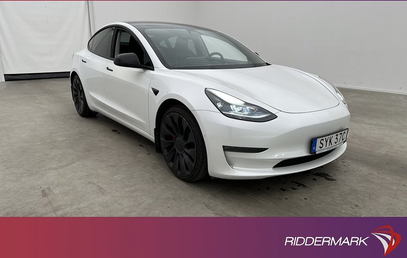 Tesla Model 3 Performance Autopilot Svensksåld 2021