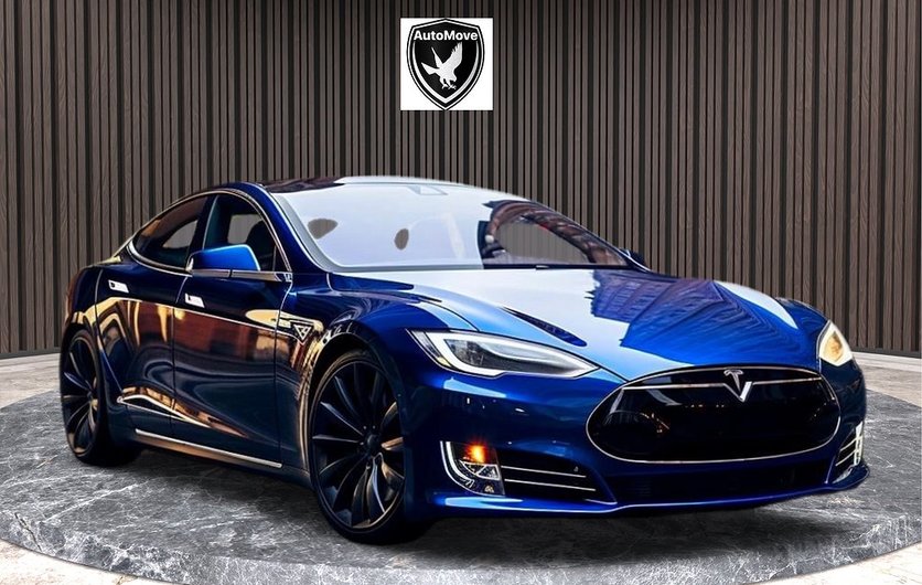 Tesla Model S P90D Ludicrous 7-Sits Leaserbar 2016
