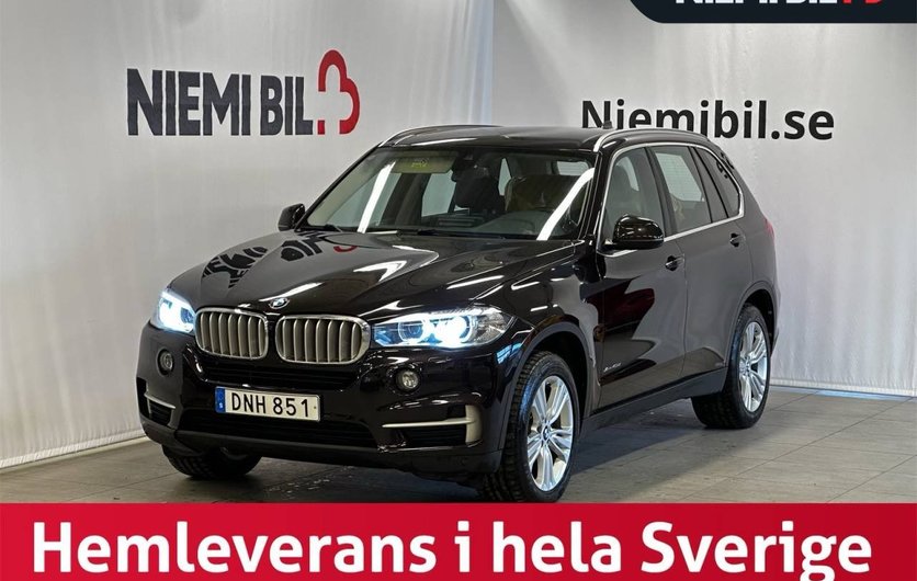 BMW X5 xDrive40d Navi Dvärm Drag Rattvärme Skinn SoV 2015