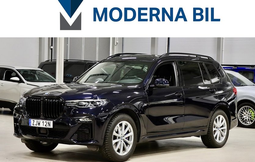 BMW X7 XDRIVE 30D M-SPORT 7-SITS PANO LUFTFJÄDRING SE SPEC 2019