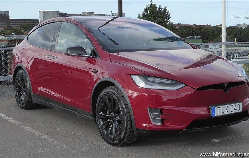 Tesla Model X 100D Premiumpkt Drag Luftfjädring 2018