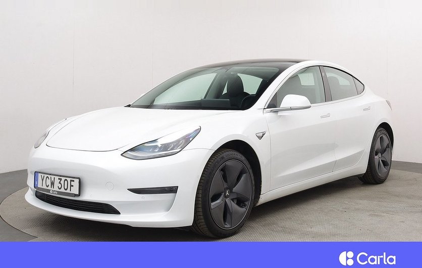 Tesla Model 3 Long Range AWD AccBoost EAP Pano Drag Vhjul 2020