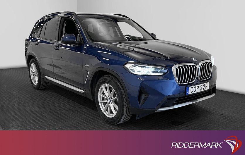 BMW X3 xDrive30e M-ratt Kamera HiFi Rattvärm Drag 2022