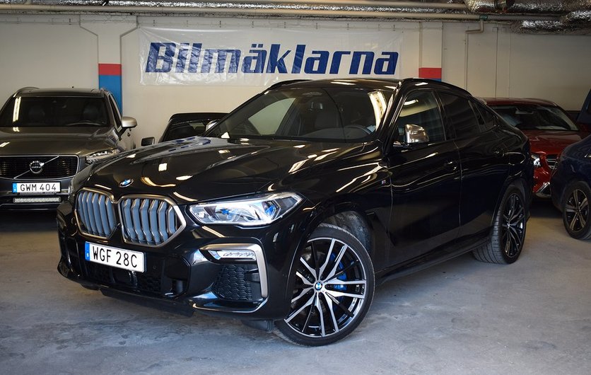 BMW X6 M50i PANO HUD DRAG H&K VÄRM 360° 2020
