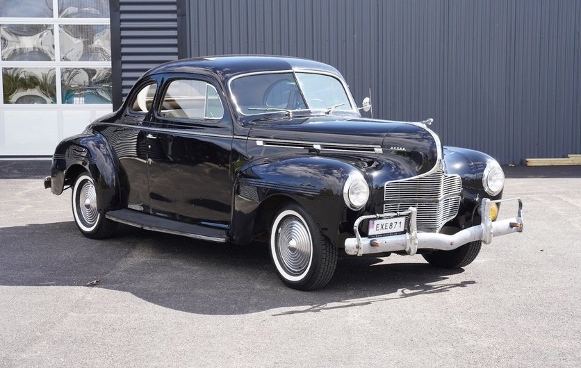 Dodge DeLuxe Luxury Liner Business Coupe Härligt orörd 1940