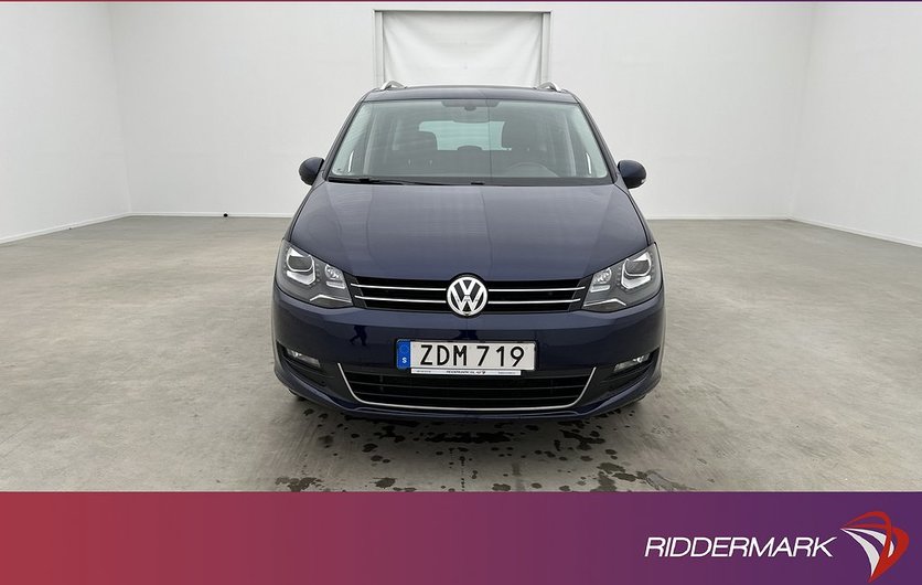 Volkswagen Sharan Premium 7-Sits Pano Värm Eldörr Drag 2018