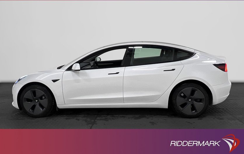 Tesla Model 3 Long Range AWD Svensksåld Drag Rattvärme 2021