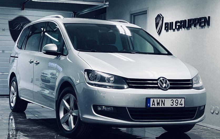 Volkswagen Sharan 2.0 TDI Prem|7-sits|Drag|Panorama|Värmare| 2014