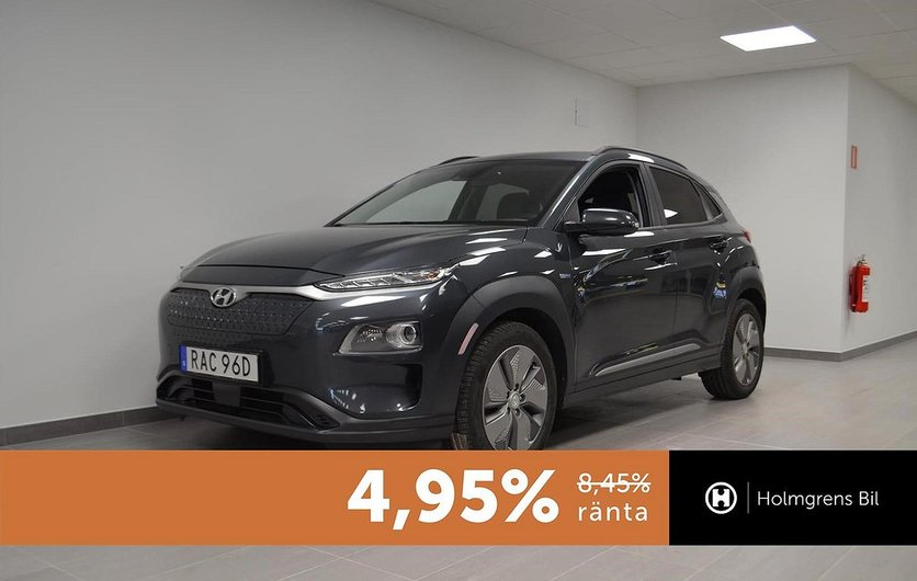 Hyundai Kona Electric 64kWh Premium Plus 4. HUD Nav Vinterhjul 2019