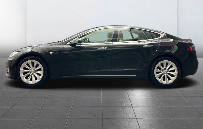 Tesla Model S 100D CCS Luftfj. Premium Uppgr. AP Ljust Skinn 2018