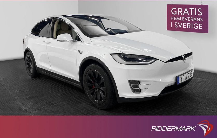 Tesla Model X P100D Ludicrous Auto Luft Drag Sv.Såld 2017