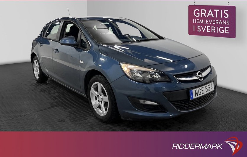 Opel Astra 1.6 Rattvärme 2-Brukare Välservad 0.63L mil 2013