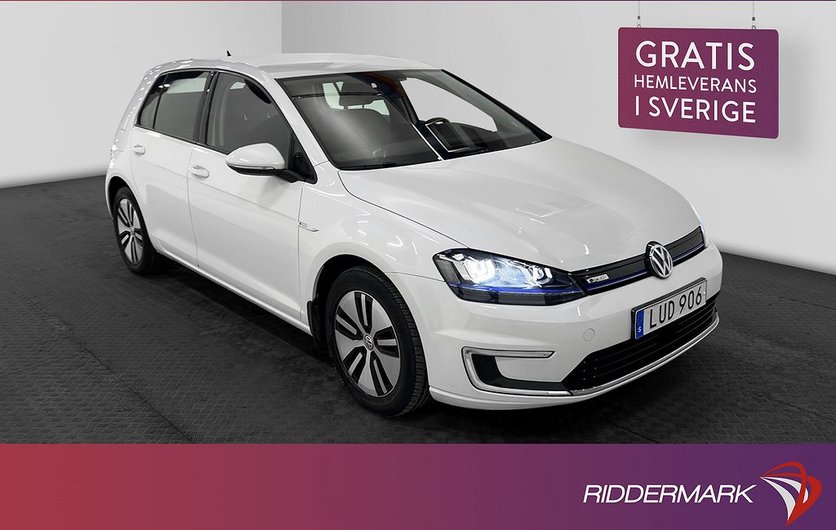 Volkswagen e-Golf 24.2 kWh Comfort Navi Adaptiv-fart 2015