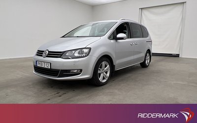 Volkswagen Sharan 2.0 TDI 4M GT 7-Sits D-Värm Skinn Kamera 2017