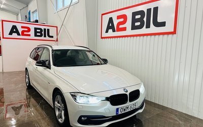BMW 318 d Touring Steptronic Sport line V-Hjul Drag 1 Ägare 2017