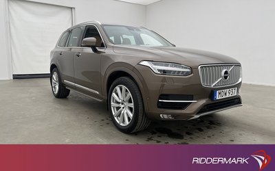 Volvo XC90 D5 AWD Inscription 7-Sits VOC Pano Värm B&W HUD 2016