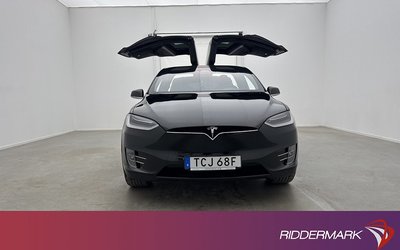 Tesla Model X Long Range AWD AP Dragkrok Luftfjädr Sv.Såld 2019