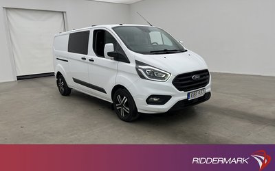 Ford Custom transit Crew Van L2 Värmare Drag Kamera V-Inredd 2018