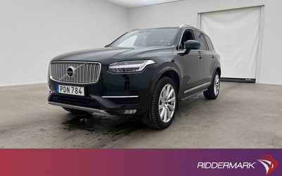 Volvo XC90 D5 AWD Inscription VOC Skinn 360° 4-Zons GPS Drag 2017
