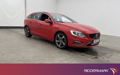 Volvo V60 D4 AWD R Design Panorama Värmare Kamera 2015