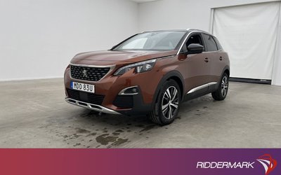 Peugeot 3008 PureTech GT-Line Kamera CarPlay Halvskinn 2019