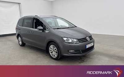 Volkswagen Sharan 4M 7-Sits Värmare El-Dörrar Dragkrok 2017