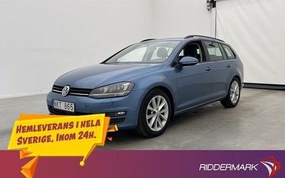 Volkswagen Golf Sportscombi 2.0 TSI Sensorer Halvskinn Drag 2014