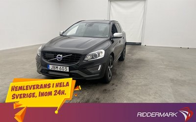 Volvo XC60 D4 AWD R-Design Classic Pano VOC Värm Kamera Drag 2017