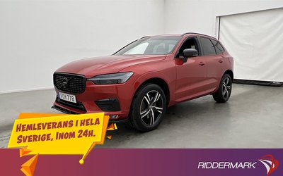 Volvo XC60 B4 R-Design VOC Värmare 360° Navi BLIS Dragkrok 2021