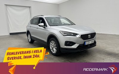 Seat Tarraco Style Cockpit P-Värm Drag CarPlay Kamera 2019