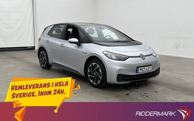 Volkswagen ID.3 Pro Perfomance Navi Rattvärme Carplay PDC 2021