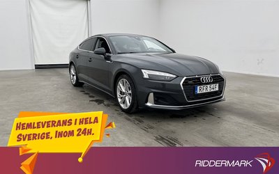 Audi A5 Sportback 45 TFSI Q Cockpit Värmare Kamera Drag Navi 2021