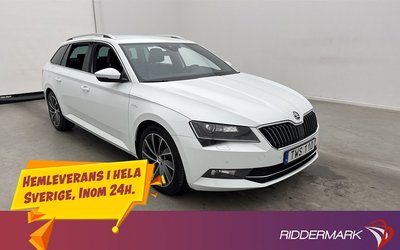 Skoda Superb 2.0 TDI 4x4 L&K Canton Värmare Skinn Navi Drag 2018