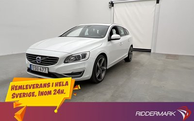 Volvo V60 D4 Summum VOC Värmare T-Lucka Skinn Drag GPS 2015