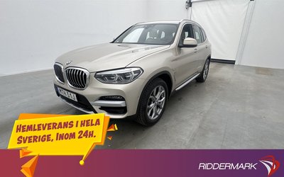 BMW X3 xDrive30e X-line Pano Skinn Kamera Elstolar Drag 2020