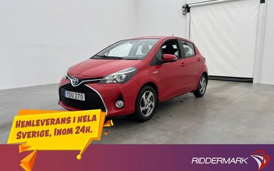 Toyota Yaris Hybrid e-CVT Kamera Farthållare Bluetooth 2016