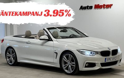 BMW 428 i Cab M-sport Navi H&K Skinn PDC 2015