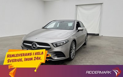 Mercedes A250 Benz A 250 e AMG Sport Pano Skinn Värm Kamera 2020