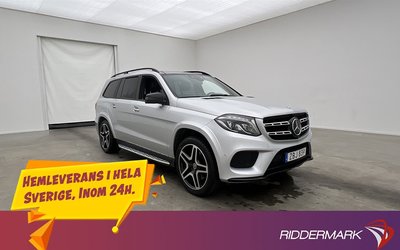 Mercedes GLS350 Benz GLS 350 d 4M 7-Sits AMG Night Pano H K 2018