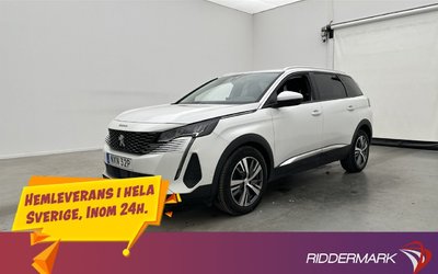 Peugeot 5008 PureTech 6-Sits Kamera Dragkrok CarPlay 2021